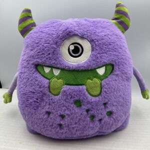 Beastie Buds Max the Monster 10" Weighted Plush 2.2 lbs Purple Green